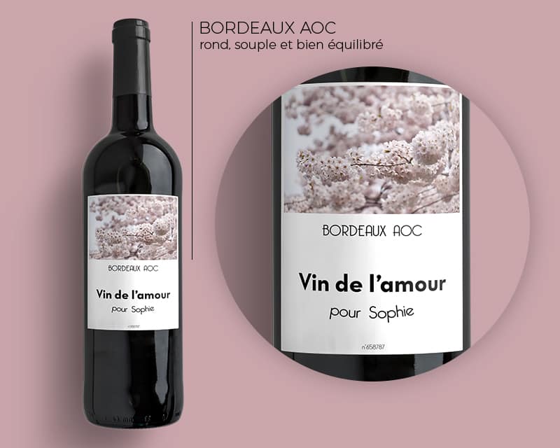 Cadeaux.com Bouteilles de Vins de Bordeaux - Fleurs - Fête des Grands-Pères