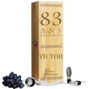 Cadeaux.com Coffret sommelier et vin homme 83 ans