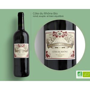 Cadeaux.com Bouteille de vin bio personnalisée - Prénom et message - Publicité