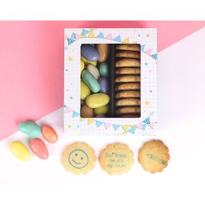 Cadeaux.com Coffret gourmand biscuits et chocolats Personnalisables - Merci Maîtresse, Maître et ATSEM