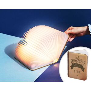 Cadeaux.com Lampe livre lumineux personnalisable - Collection Maman fleurie