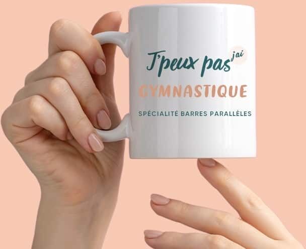 Cadeaux.com Mug personnalisé - J'peux pas j'ai gymnastique