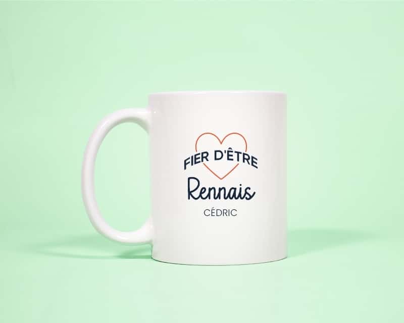 Cadeaux.com Mug personnalisé - Fier d'être Rennais