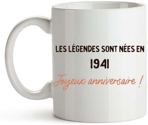 Cadeaux.com mug message générique homme né en 1941