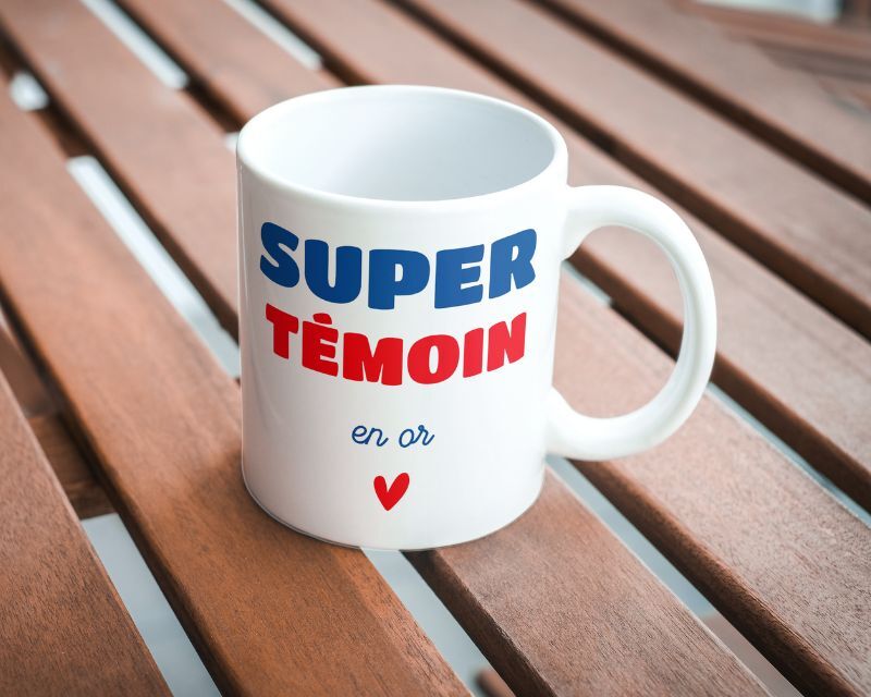 Cadeaux.com Mug personnalisé - Super Témoin