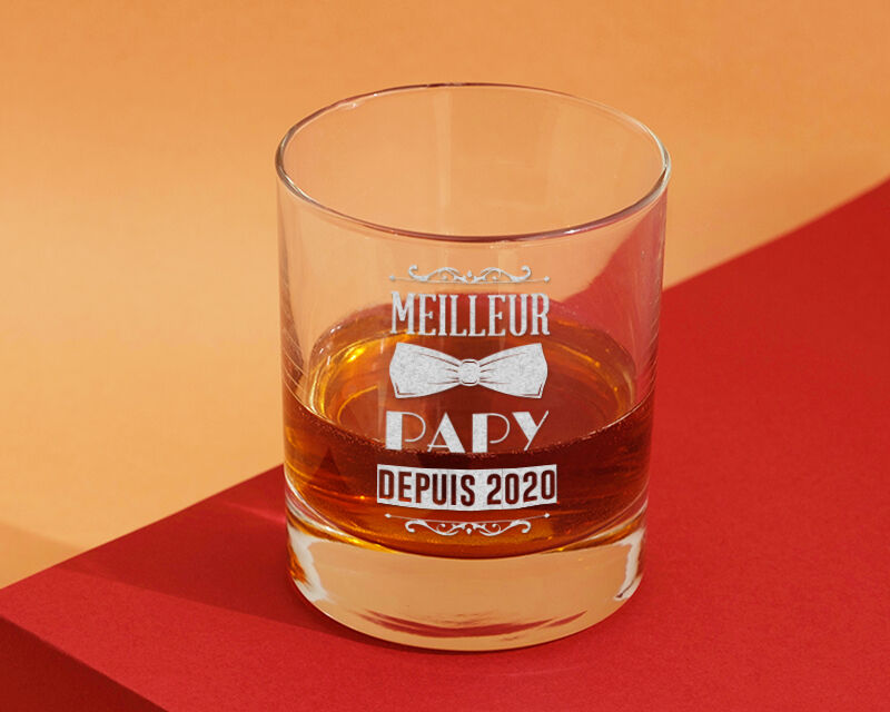 Cadeaux.com Verre à whisky personnalisé - Meilleur Grand-Père