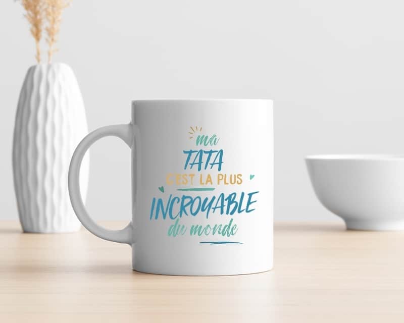 Cadeaux.com Mug personnalisé : Tata la plus...