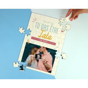 Cadeaux.com Puzzle personnalisable - Tu vas être tata