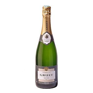 GRUET CHAMPAGNE GRUET Champagne Brut Sélection - Bouteille de 75 cl - Publicité