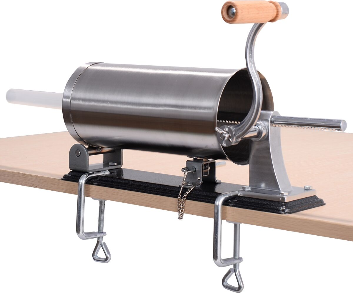 Costway Machine à Saucisse Poussoir à Saucisse 4 Tubes Différantes Viande Hachée en Acier Inoxydable Costway Machine à Saucisse Poussoir à Saucisse 4 Tubes Différantes Viande Hachée en Acier Inoxydable