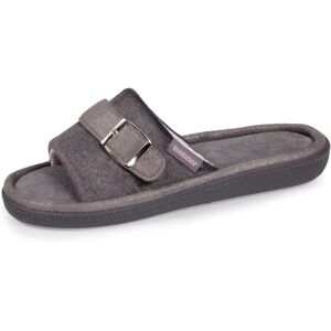 Isotoner Chaussons sandales Femme Gris gris 37 Femme - Publicité