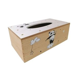Silumen Boîte à mouchoir en bois Panda - Marron - Silumen - Publicité