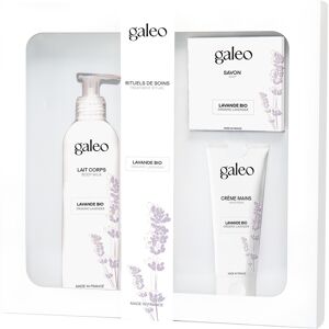 galeo - COFFRETS TRIO SOIN DU CORPS - LAVANDE BIOLOGIQUE Coffret 1 unite