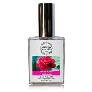 anuja aromatics paris - Champ de Roses Bulgarie Eau Parfum Bio aux Essences 100 % Naturelles 50 ml