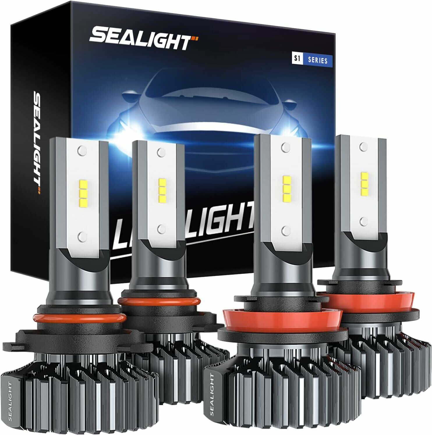 SEALIGHT S1 A Pair 6000K LED Car Headlight Bulbs Super Bright Cool White LED Bulbs 40W Car Front Headlight Modification