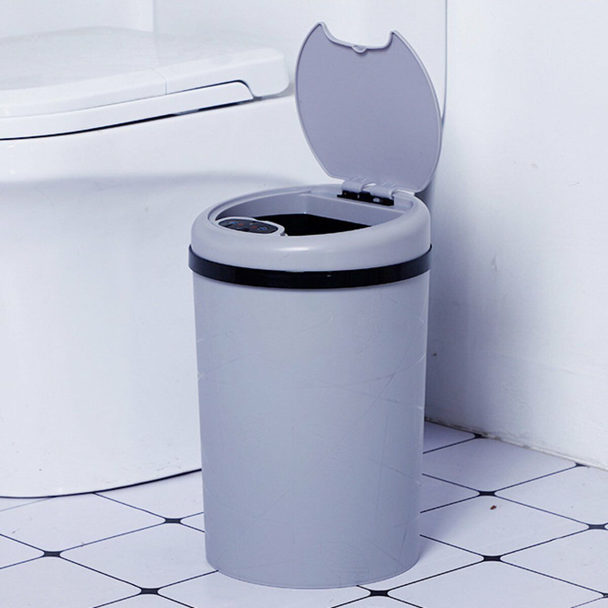 Banggood Poubelle automatique à capteur infrarouge 9L/11L Poubelle intelligente à capteur Induction Poubelles à déchets