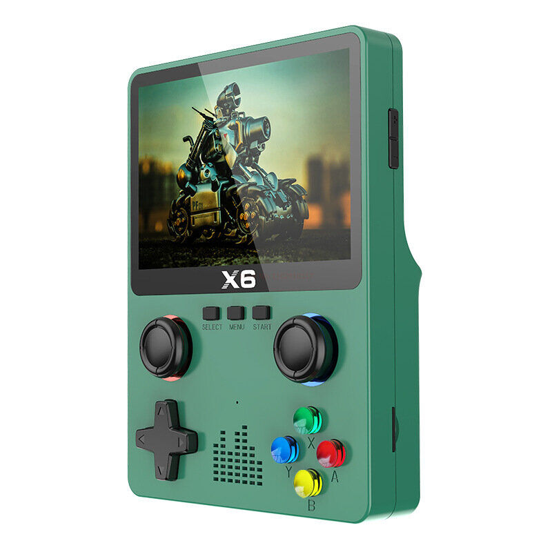 Banggood Console de jeu portable X6 avec écran HD de 3,5 pouces, 32 Go et 10000 jeux avec Dual Rocker Arcade Simulator Pocket Joy