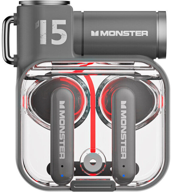 MONSTER XKT15 TWS Wireless Earbuds bluetooth Earphone Bass HiFi HD Calls Semi-in-ear Sports Headphones with Mic