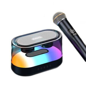 Haut-parleur karaoké Bluetooth enfants 2 microphones, machine karaoké  portative sans fil rechargeable et haut-parleur musique lecteur MP3 pour  enfants cadeau de fête adulte (argent)