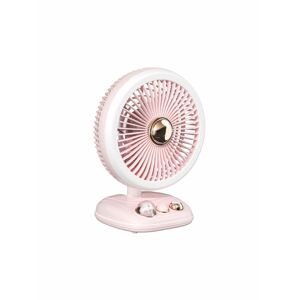 Banggood Ventilateur à tête branlante rotatif pour la maison en plein air USB chargeant un grand ventilateur à trois vitesses