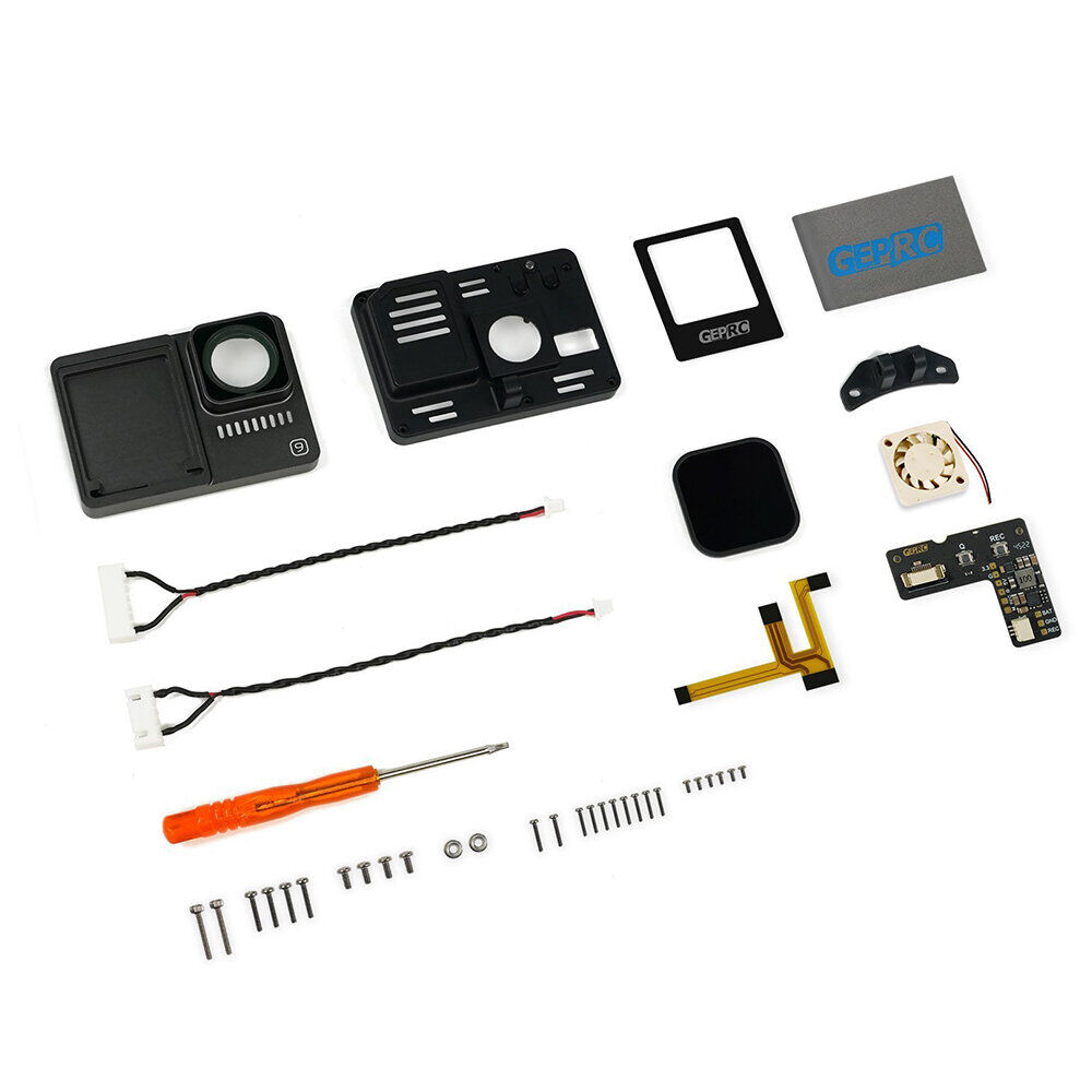 Étui pour caméra nue GEPRC pour kits Gopro GP9 GP10 pour drone de course FPV