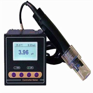 Banggood PH-mètre ORP-mètre Moniteur numérique 0.02pH 1mV Contrôle de limite supérieure Contrôle d'alarme pH Testeur avec sonde - Publicité