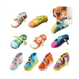simulation canvas shoes pet toy dog molars cleaning