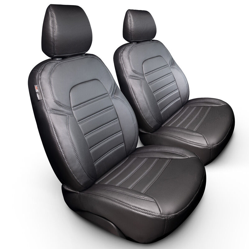 otoM Ensemble de housses de siège en cuir artificiel New York Design 1 + 1 adapté pour Fiat Doblo 2015-/Opel Combo -2018 OT36042NY