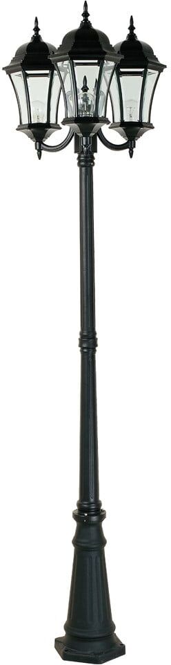 Lampadaire Extérieur 3 Têtes 3x100W E27 Fonte Noir ADELA Lampadaire Extérieur 3 Têtes 3x100W E27 Fonte Noir ADELA