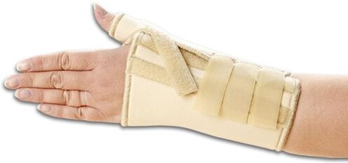 Physio-Med Attelle de poignet et de pouce - Gaucher Physio-Med Attelle de poignet et de pouce - Gaucher