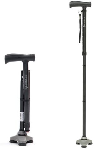 Careserve Canne de marche autoportante HurryCane Careserve Canne de marche autoportante HurryCane