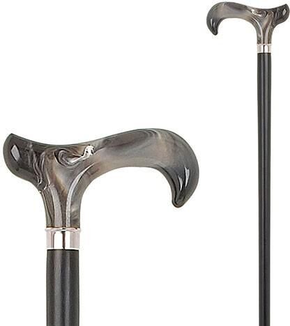 Careserve Canne de marche Derby – Poignée décorée Careserve Canne de marche Derby – Poignée décorée