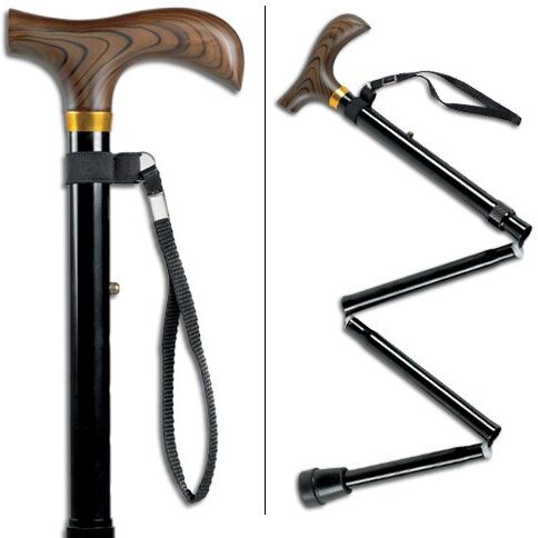 Homecraft Canne pliante - poignée Derby Homecraft Canne pliante - poignée Derby