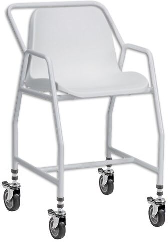 NRS Chaise de douche hauteur ajustable - avec roulettes NRS Chaise de douche hauteur ajustable - avec roulettes