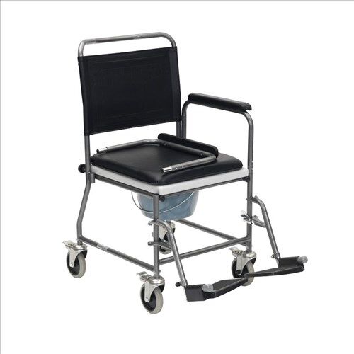 Performance Health Chaise percée avec des roulettes Performance Health Chaise percée avec des roulettes