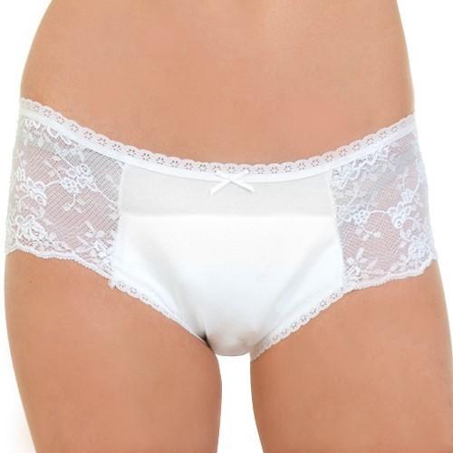 Careserve Culotte en dentelle - incontinence - Blanc - S Careserve Culotte en dentelle - incontinence - Blanc - S
