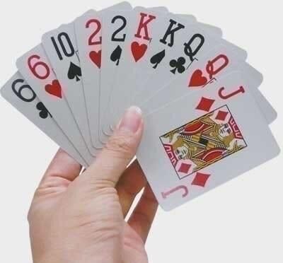 NRS Jeu de cartes à gros caractères - Lot de 10 jeux NRS Jeu de cartes à gros caractères - Lot de 10 jeux