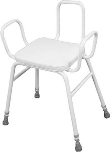 Careserve Tabouret polyvalent - avec accoudoirs + dossier Careserve Tabouret polyvalent - avec accoudoirs + dossier