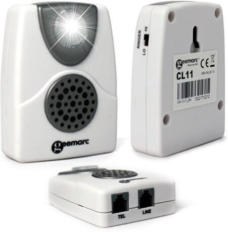 Geemarc Amplificateur de sonnerie de téléphone – CL11 Geemarc Amplificateur de sonnerie de téléphone – CL11
