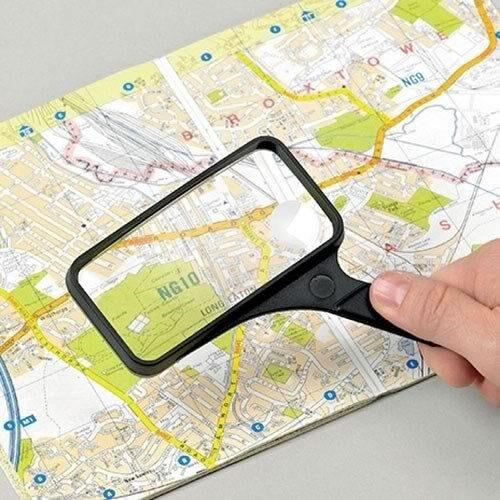 Careserve Loupe rectangulaire incassable Careserve Loupe rectangulaire incassable