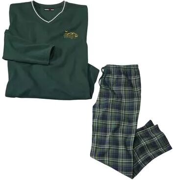 Atlas for Men Pyjama Coton Style Ecossais S vert Atlas for Men Pyjama Coton Style Ecossais S vert