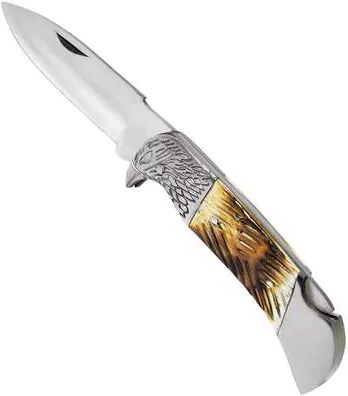 Atlas for Men Couteau Os et Métal gravé Eagle M . - . Atlas for Men Couteau Os et Métal gravé Eagle M . - .