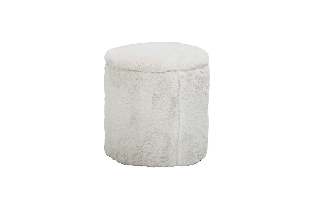Bloomingville Pouf Barthe blanc Bloomingville Pouf Barthe blanc