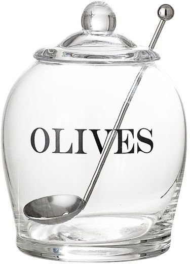 Bloomingville Bocal avec couvercle et cuillère Allériot Bloomingville Bocal avec couvercle et cuillère Allériot