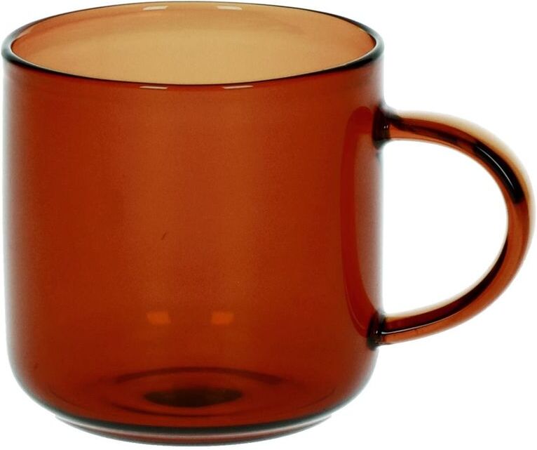 Pomax Boîte de 4 tasses espresso Lasi ambre Pomax Boîte de 4 tasses espresso Lasi ambre