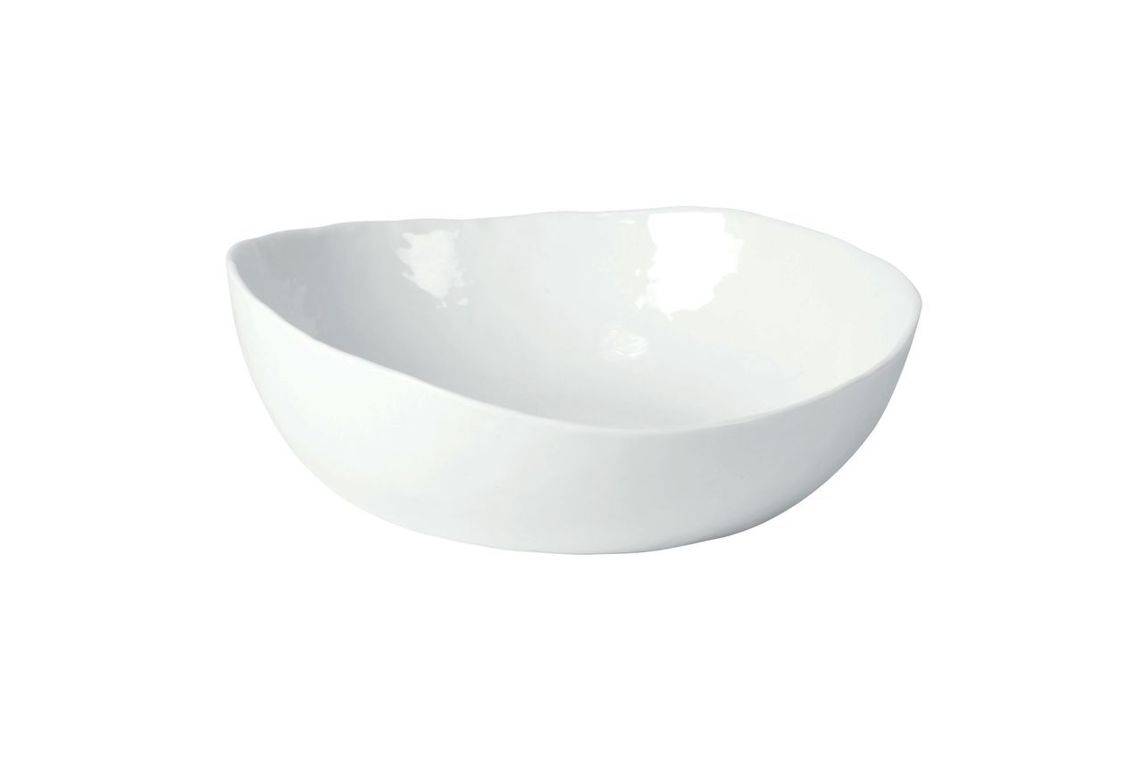 Pomax Bol à soupe en porcelaine blanche