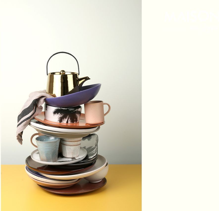 HK Living Bol palmiers en porcelaine Fréthun HK Living Bol palmiers en porcelaine Fréthun