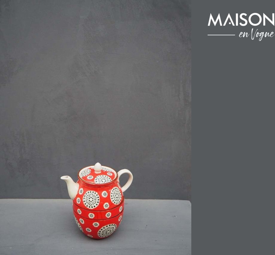 Chehoma Théière Bohemian Rouge Chehoma Théière Bohemian Rouge