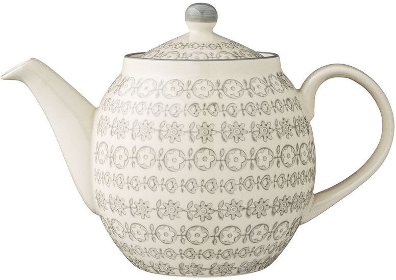 Bloomingville Théière Karine en grès décoré Bloomingville Théière Karine en grès décoré