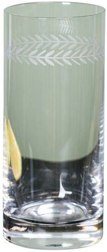 Chehoma Verre long drink Laurier gravé Chehoma Verre long drink Laurier gravé